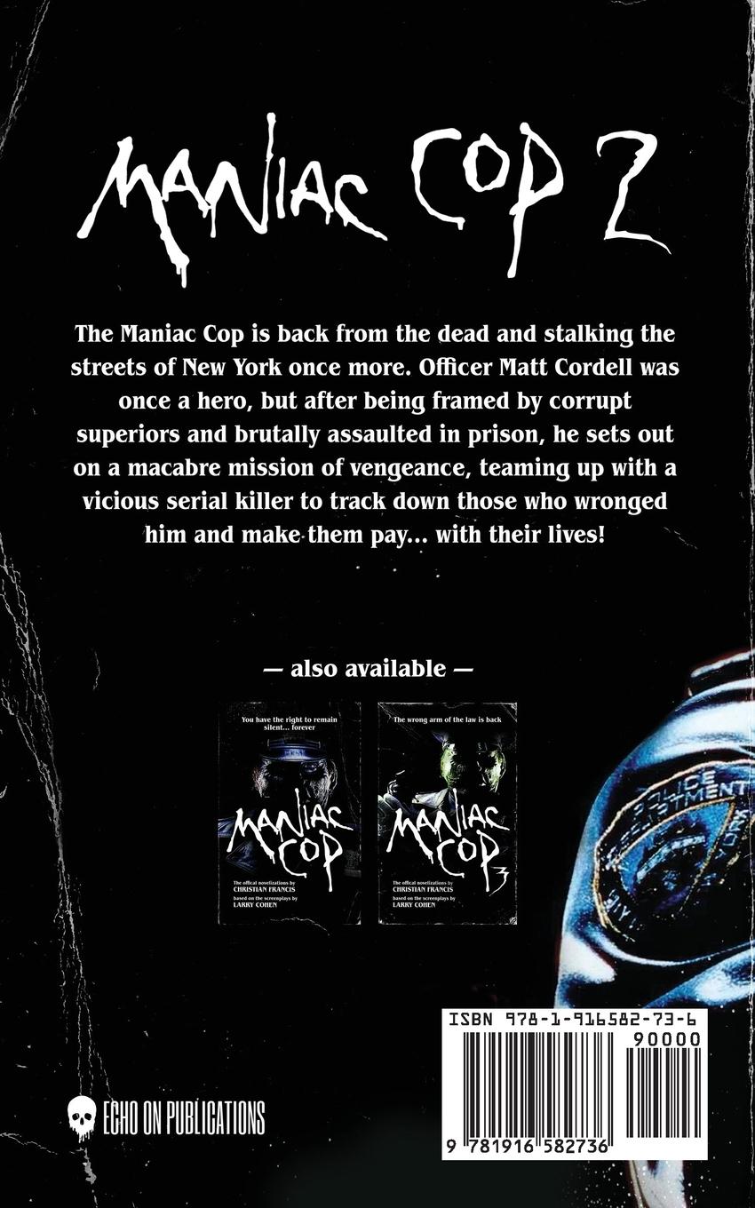 Rückseitencover Maniac Cop 2