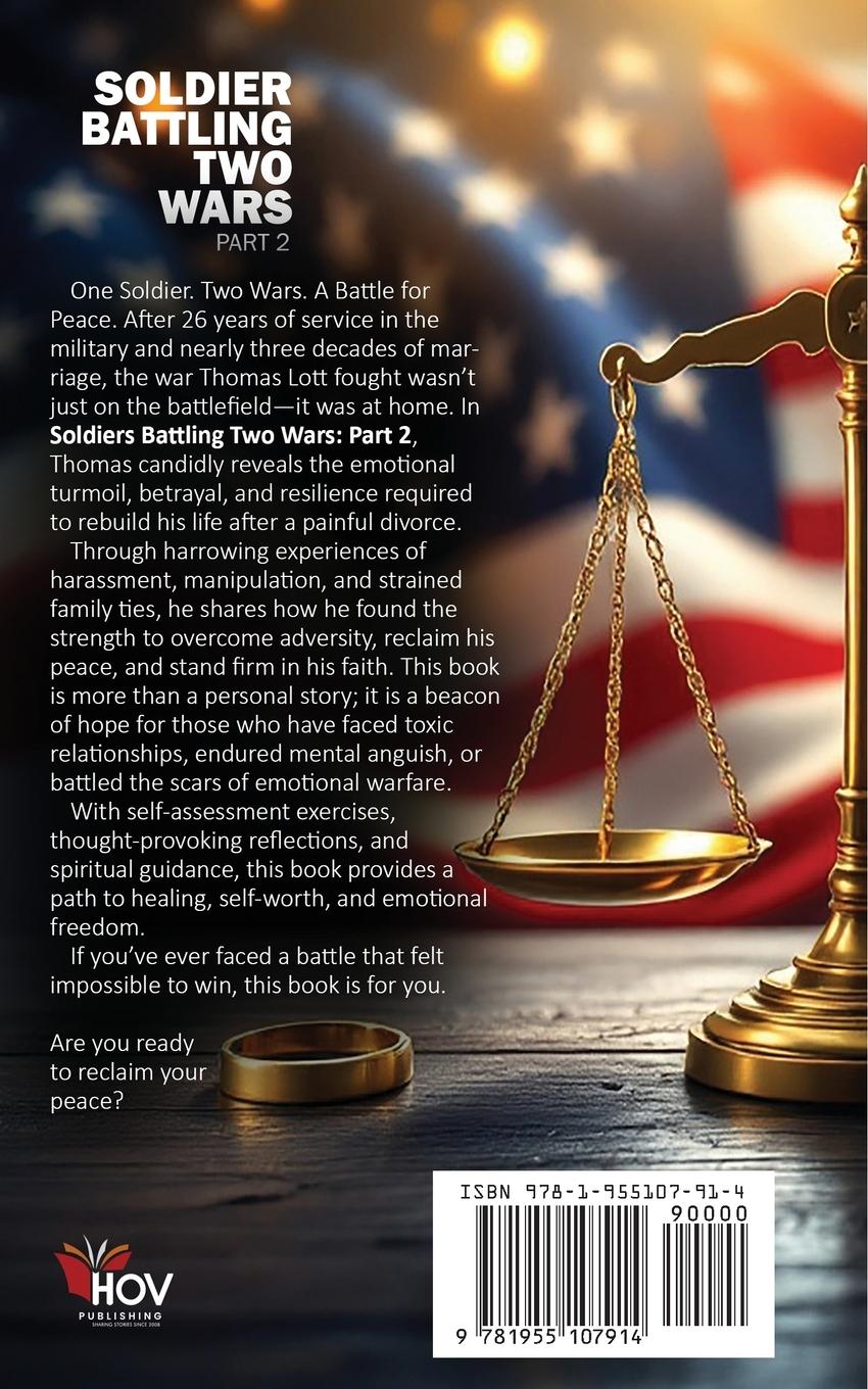 Rückseitencover Soldier Battling Two Wars