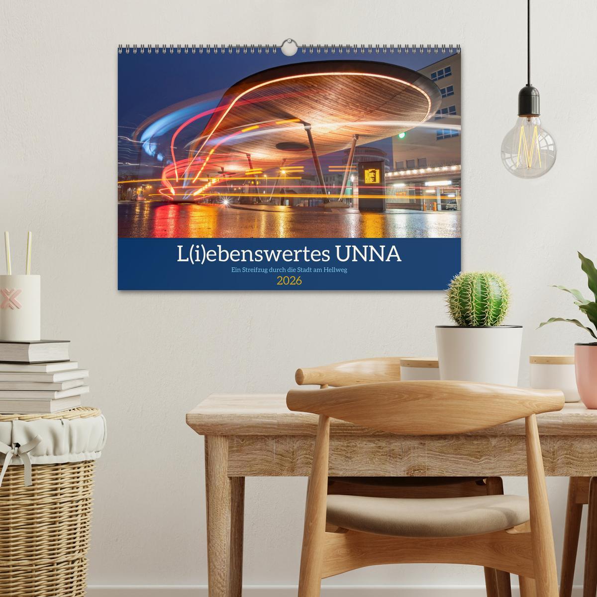 Beispielinhalt (Bild) L(i)ebenswertes UNNA (Wandkalender 2026 DIN A3 quer), CALVENDO Monatskalender
