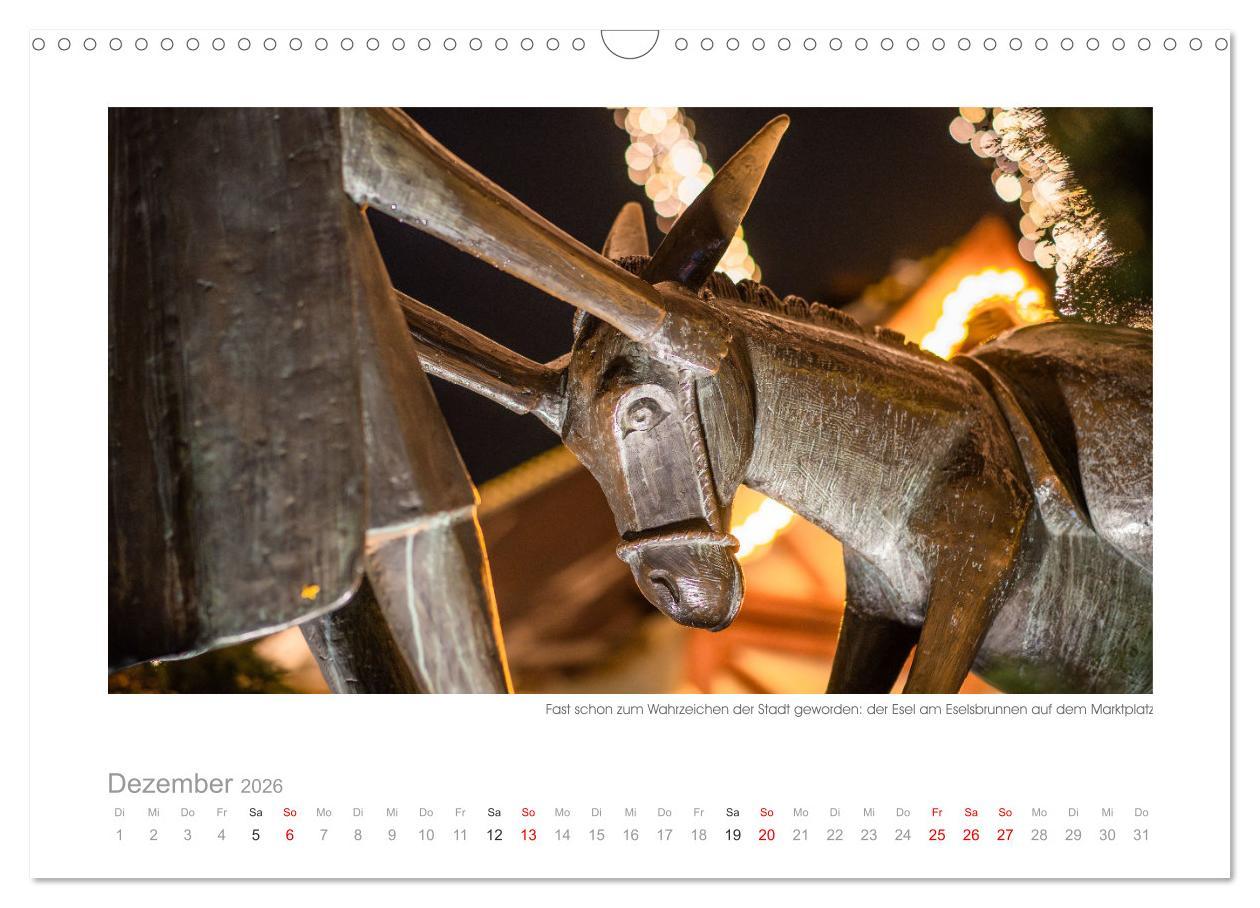 Beispielinhalt (Bild) L(i)ebenswertes UNNA (Wandkalender 2026 DIN A3 quer), CALVENDO Monatskalender