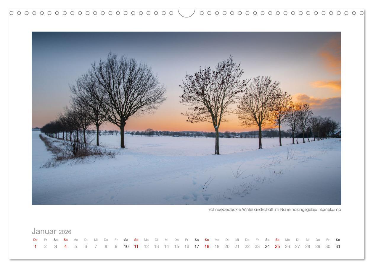 Beispielinhalt (Bild) L(i)ebenswertes UNNA (Wandkalender 2026 DIN A3 quer), CALVENDO Monatskalender