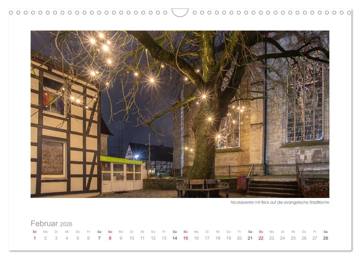 Beispielinhalt (Bild) L(i)ebenswertes UNNA (Wandkalender 2026 DIN A3 quer), CALVENDO Monatskalender