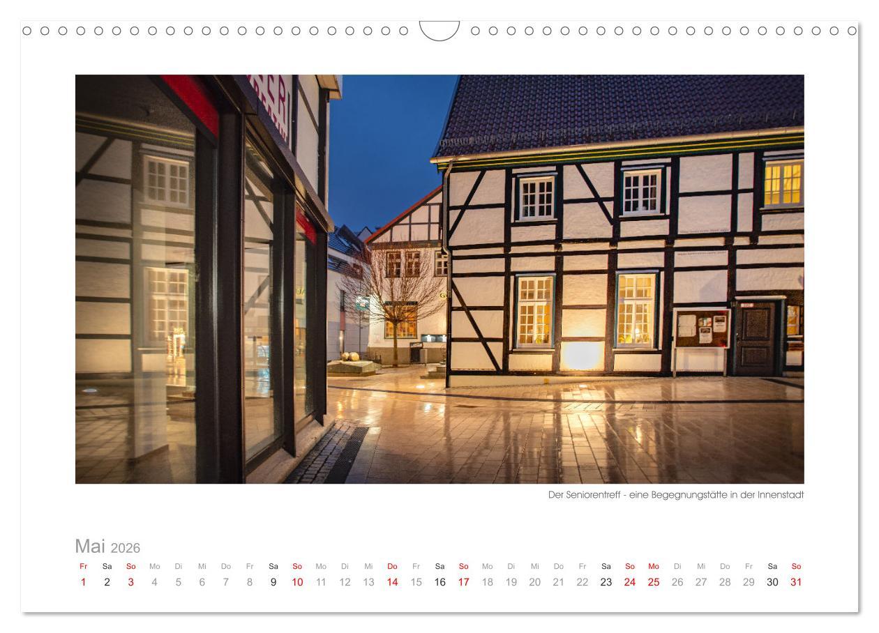 Beispielinhalt (Bild) L(i)ebenswertes UNNA (Wandkalender 2026 DIN A3 quer), CALVENDO Monatskalender