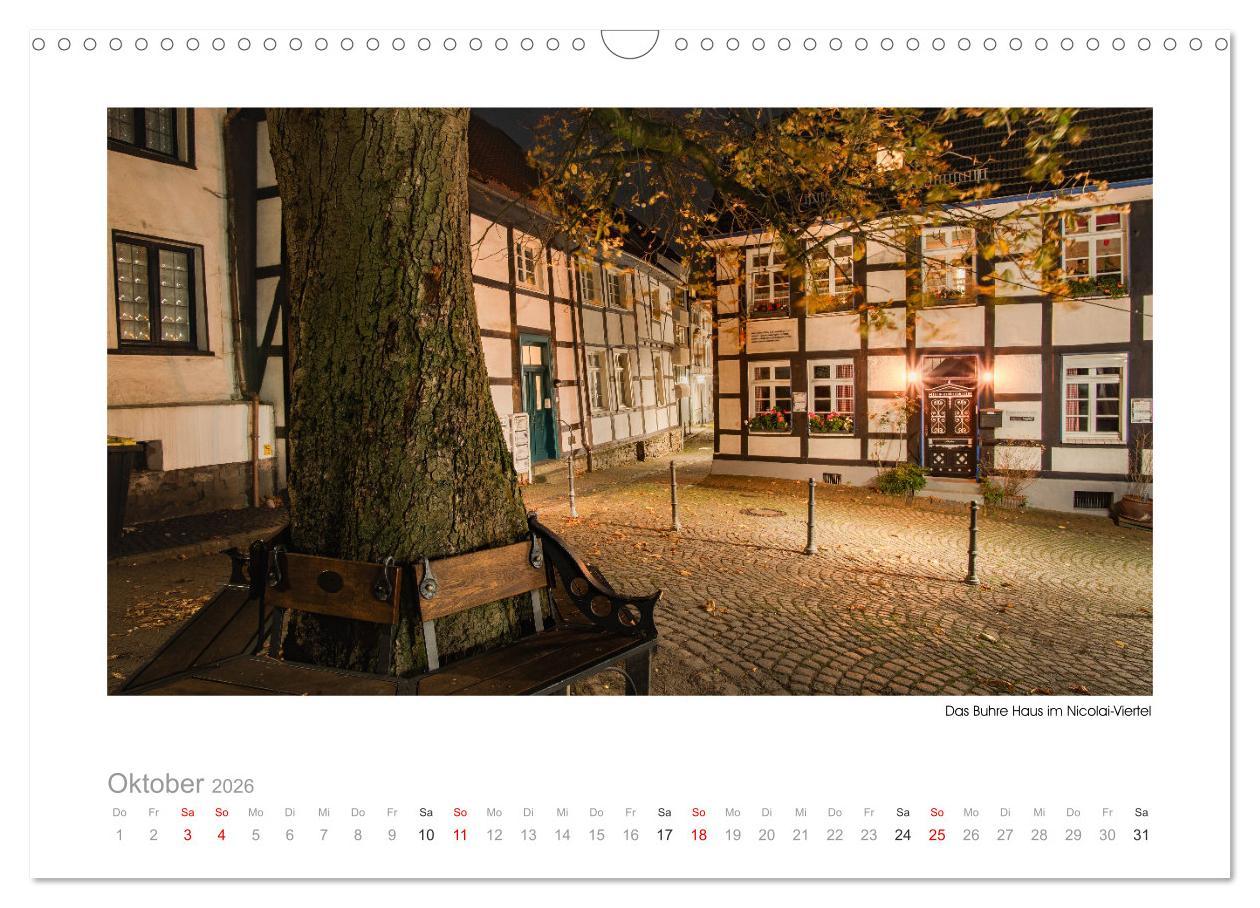 Beispielinhalt (Bild) L(i)ebenswertes UNNA (Wandkalender 2026 DIN A3 quer), CALVENDO Monatskalender