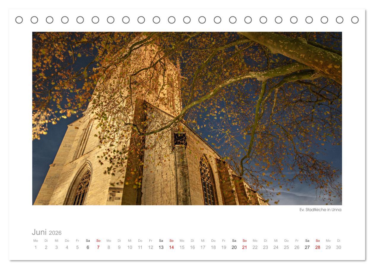 Beispielinhalt (Bild) L(i)ebenswertes UNNA (Tischkalender 2026 DIN A5 quer), CALVENDO Monatskalender