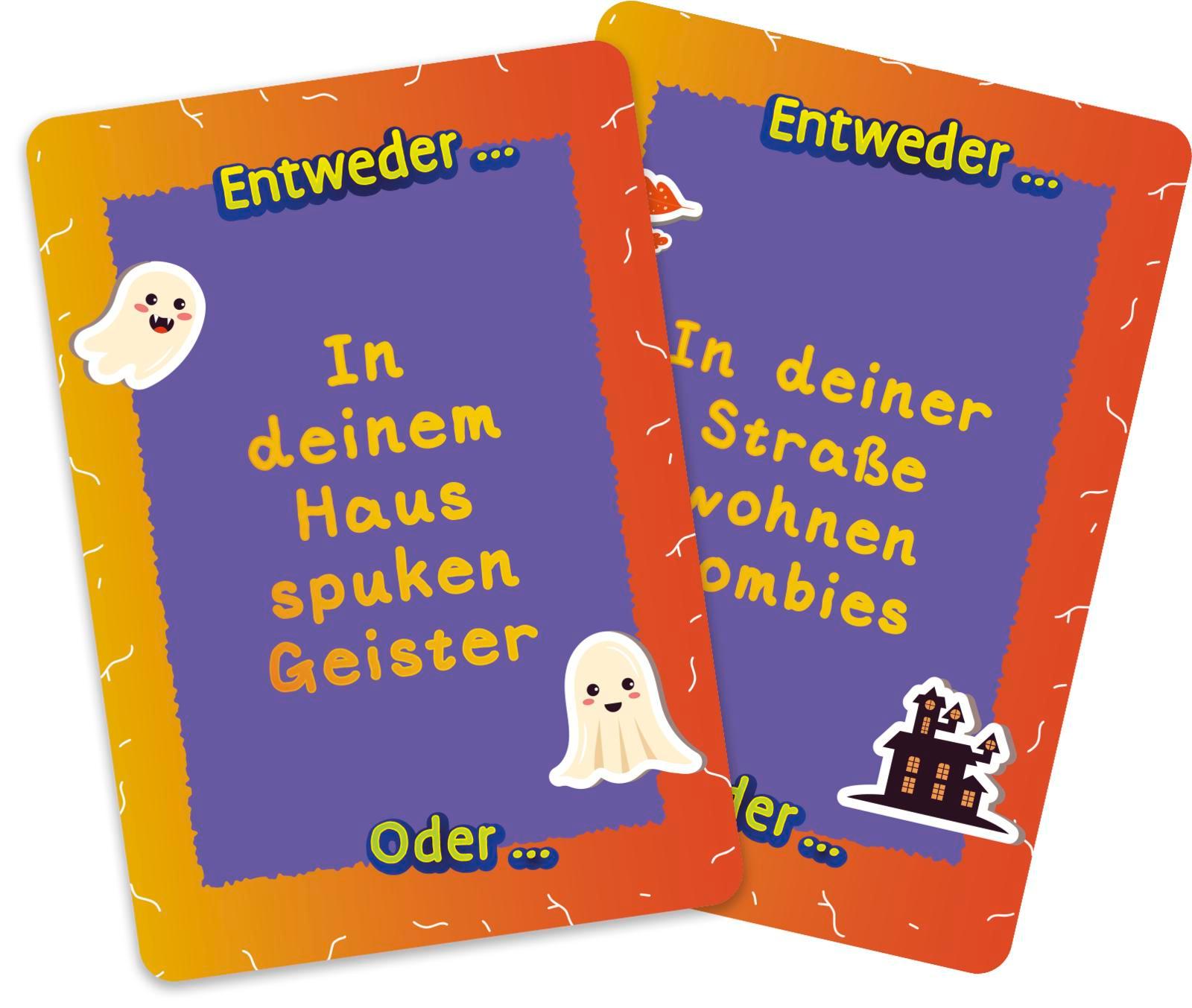 Beispielinhalt (Bild) Entweder - Oder? Jetzt wird's gruselig!
