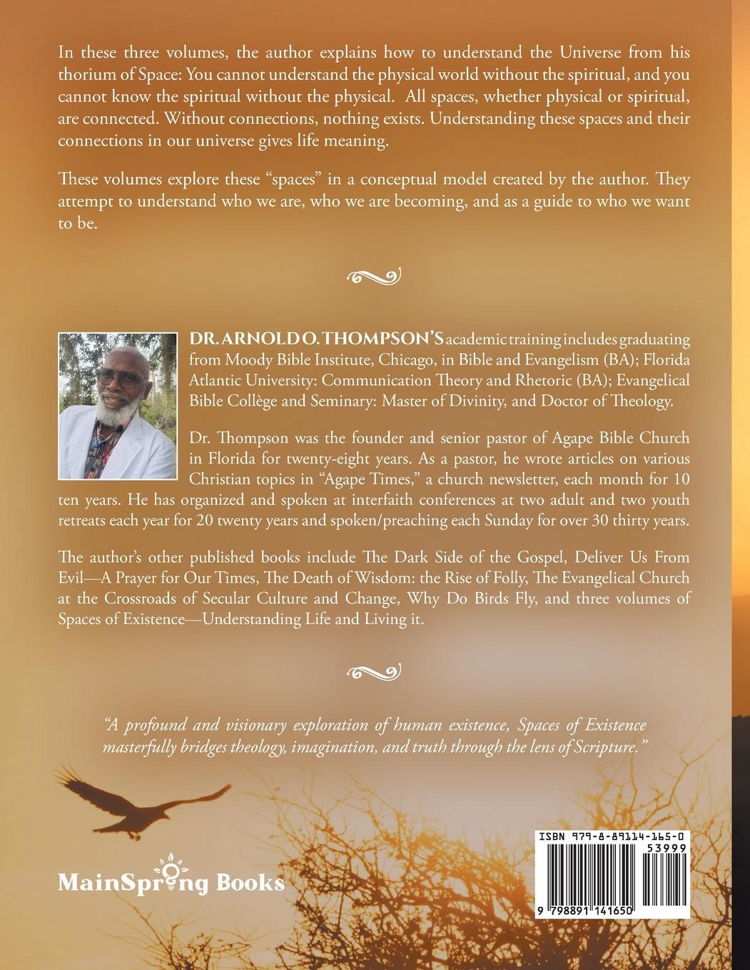 Rückseitencover Spaces of Existence Volume One