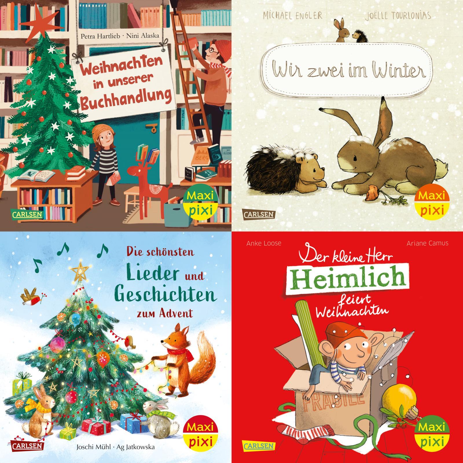 Vorderes Coverbild Maxi-Pixi-4er-Set 121: Winterzauber (4x1 Exemplar)