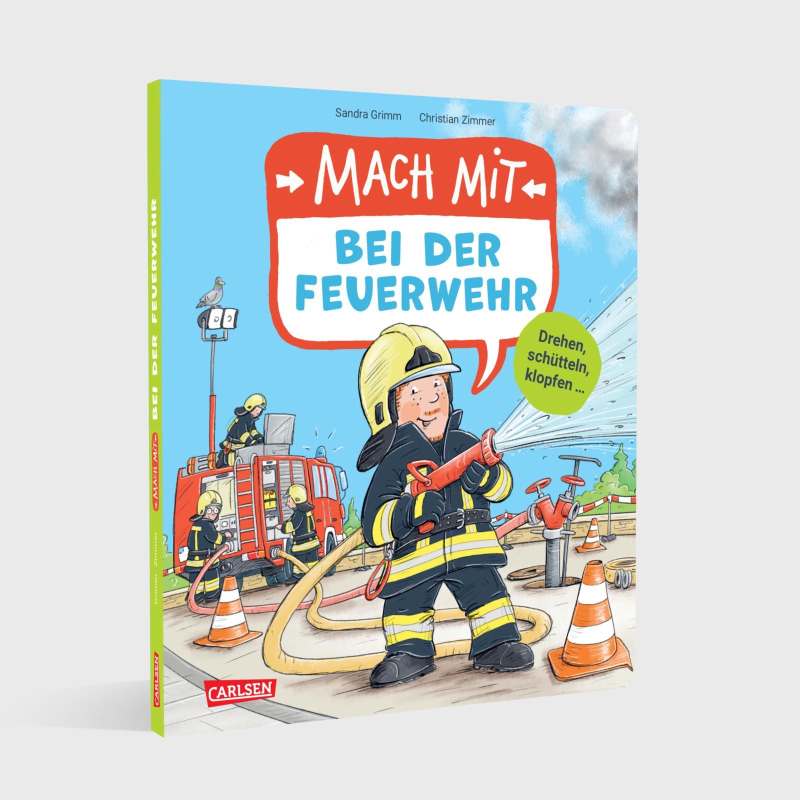 Beispielinhalt (Bild) Mach mit - Bei der Feuerwehr