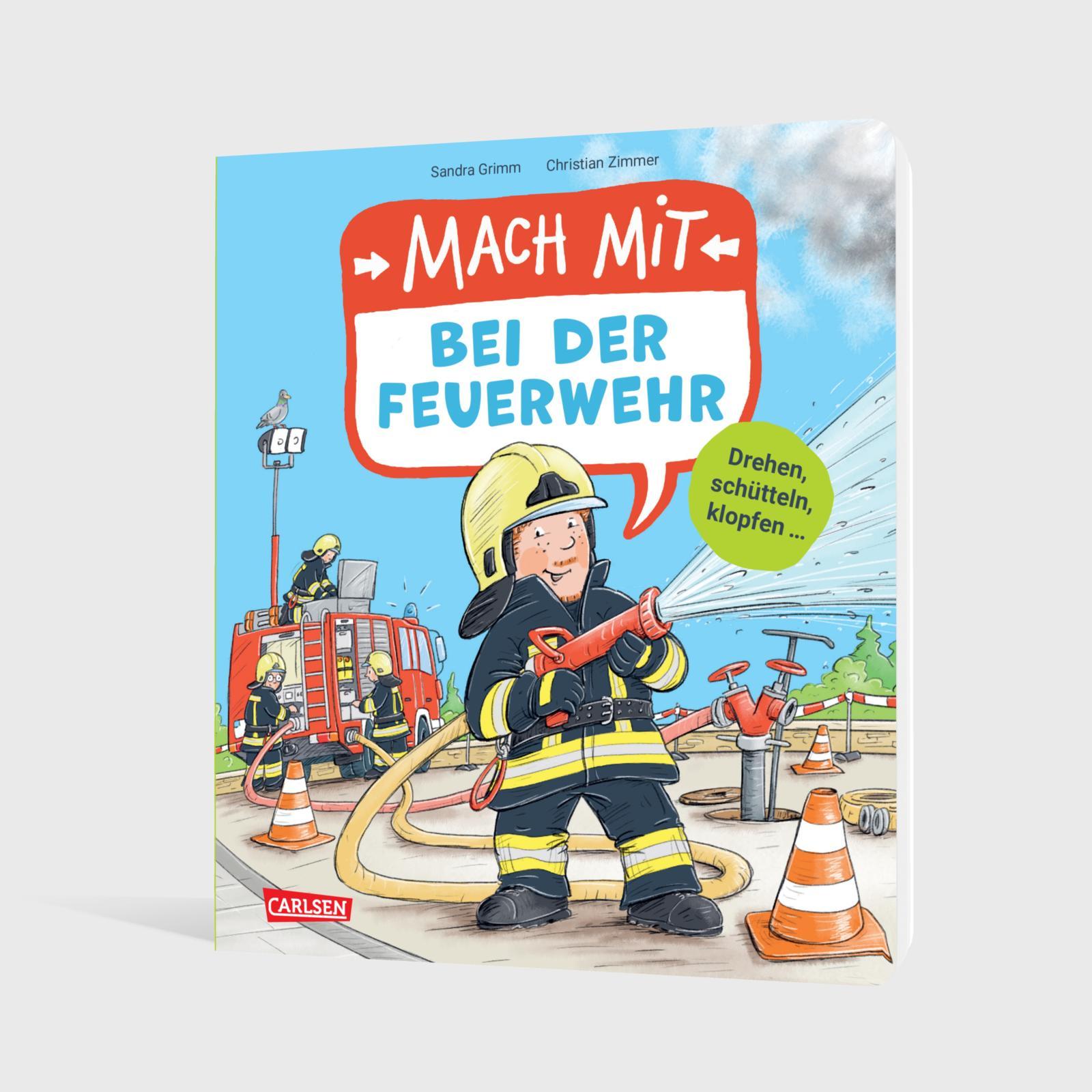 Beispielinhalt (Bild) Mach mit - Bei der Feuerwehr