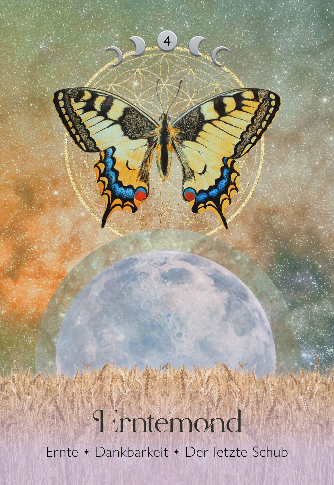 Beispielinhalt (Bild) Lunar Magic Orakel - 40 Mondorakel-Karten mit Booklet (Deutsch)