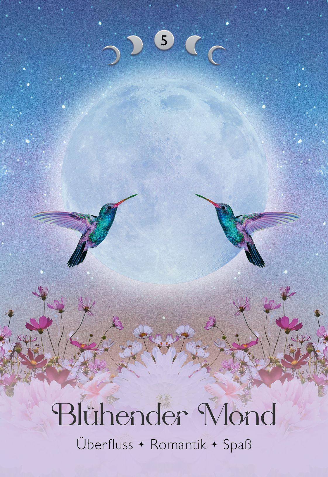 Beispielinhalt (Bild) Lunar Magic Orakel - 40 Mondorakel-Karten mit Booklet (Deutsch)