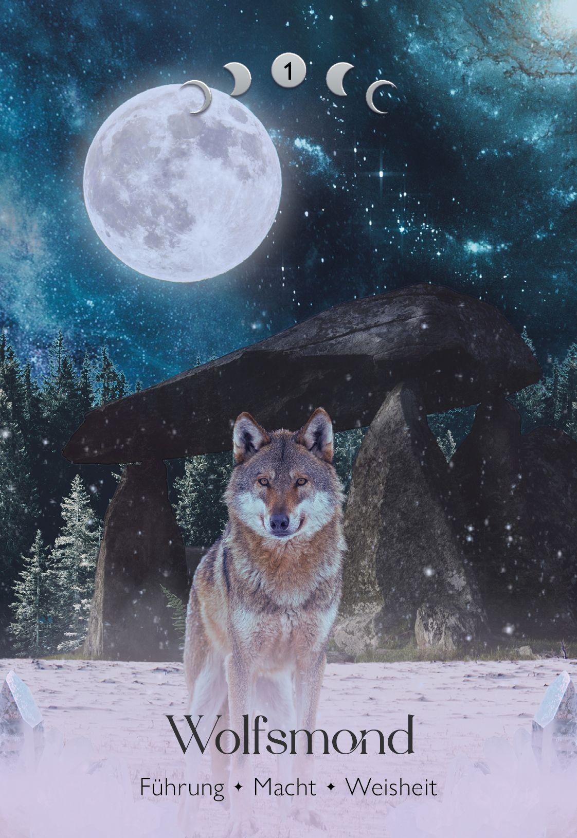 Beispielinhalt (Bild) Lunar Magic Orakel - 40 Mondorakel-Karten mit Booklet (Deutsch)