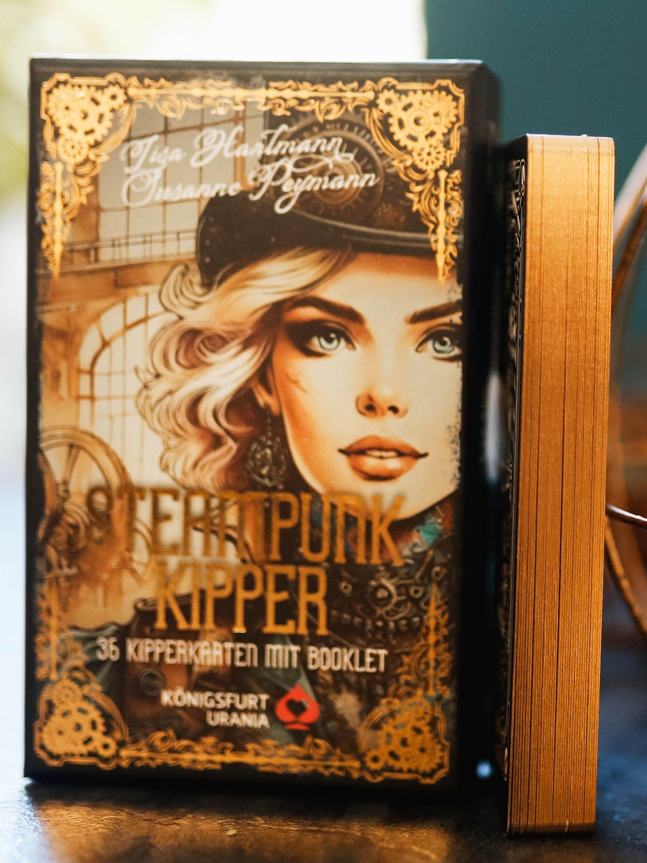 Beispielinhalt (Bild) Steampunk Kipper - 36 Kipperkarten und 144-seitiges Booklet (Cyberpunk)