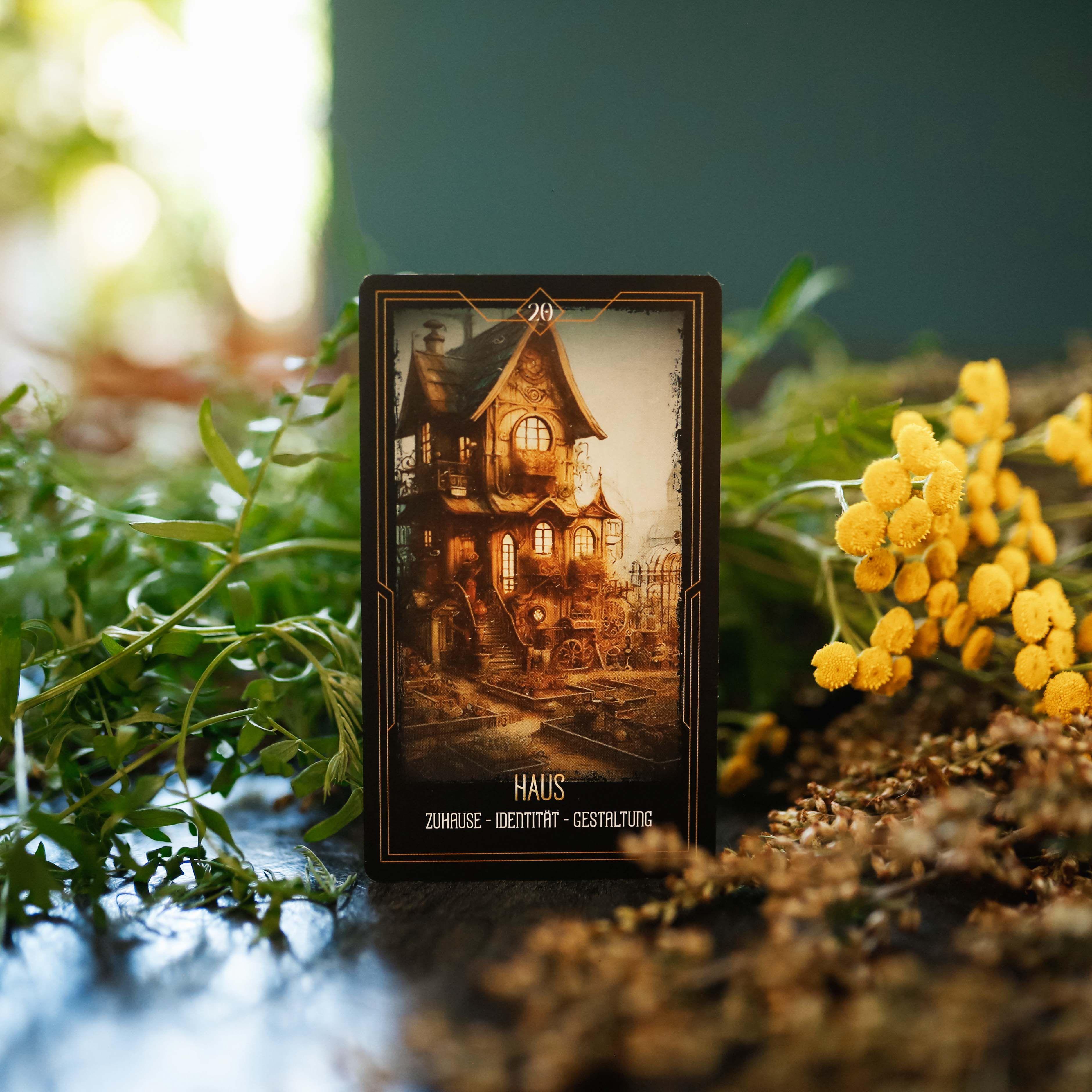 Beispielinhalt (Bild) Steampunk Kipper - 36 Kipperkarten und 144-seitiges Booklet (Cyberpunk)