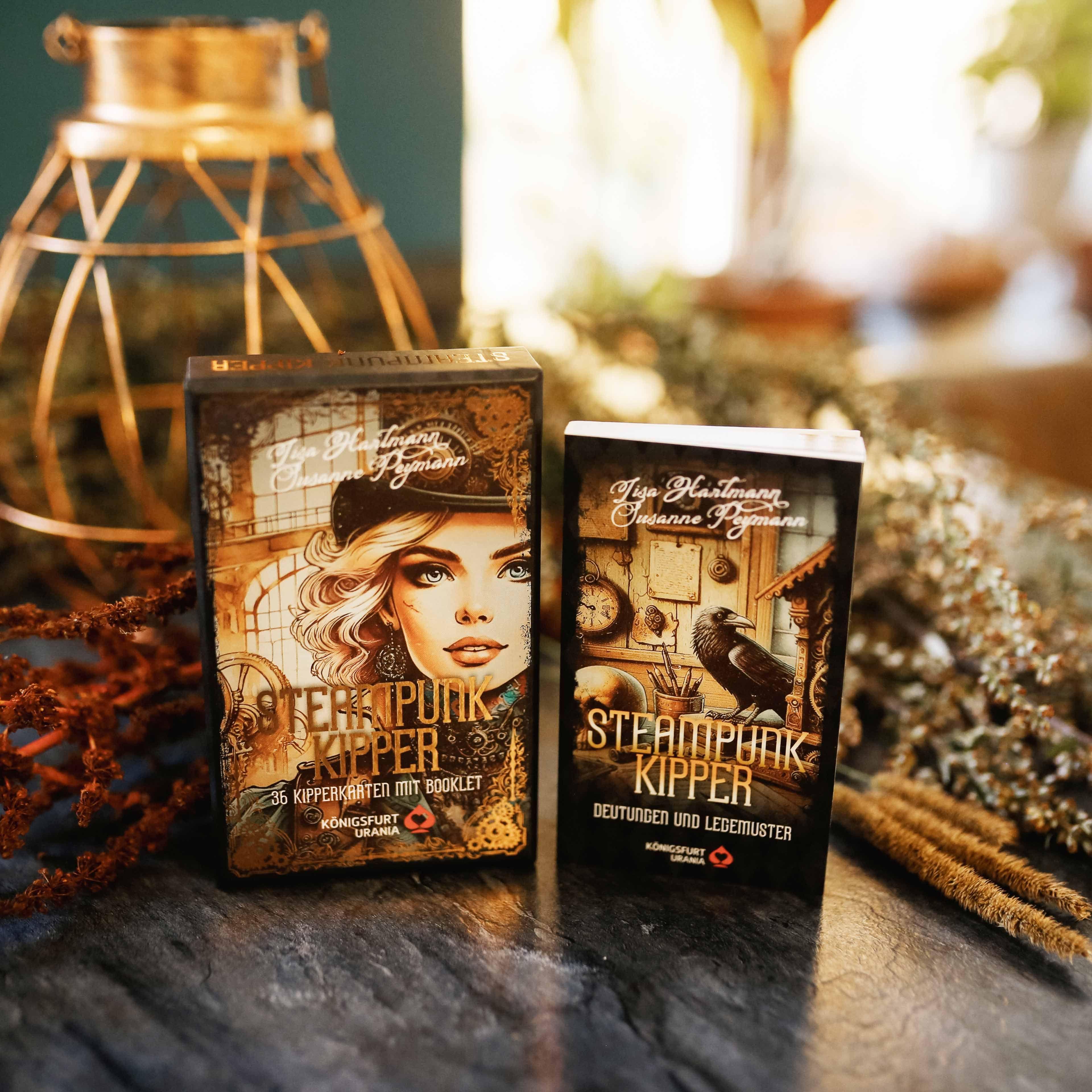 Beispielinhalt (Bild) Steampunk Kipper - 36 Kipperkarten und 144-seitiges Booklet (Cyberpunk)