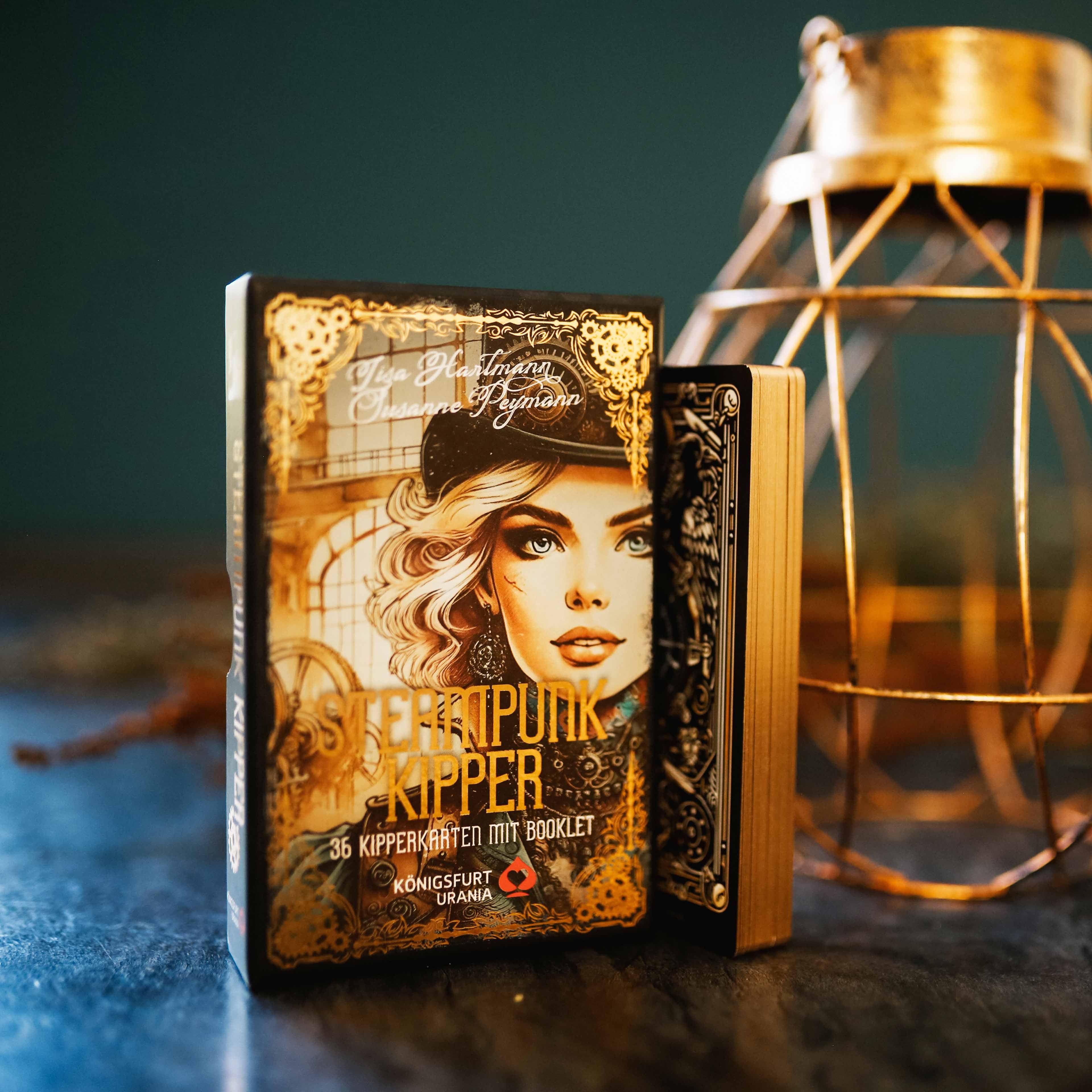 Beispielinhalt (Bild) Steampunk Kipper - 36 Kipperkarten und 144-seitiges Booklet (Cyberpunk)