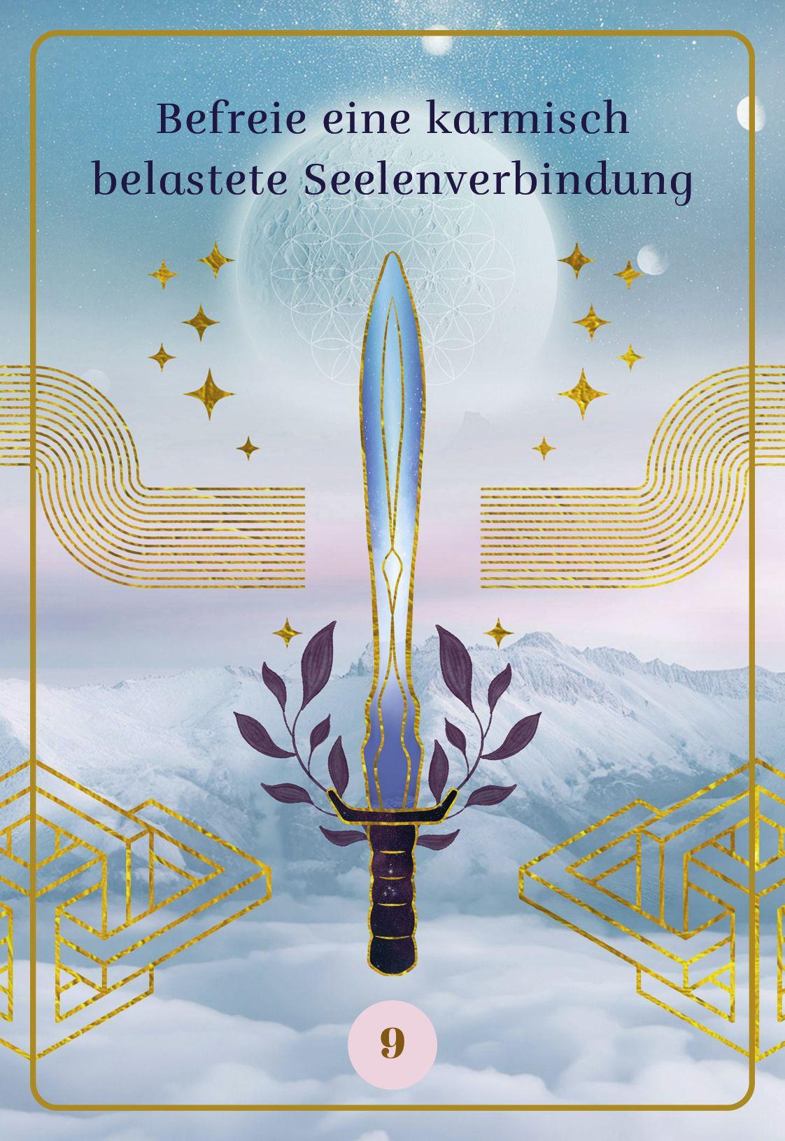 Beispielinhalt (Bild) Die Magie der Akasha Chronik - Das Orakel - 40 Orakelkarten und 160-seitiges Booklet