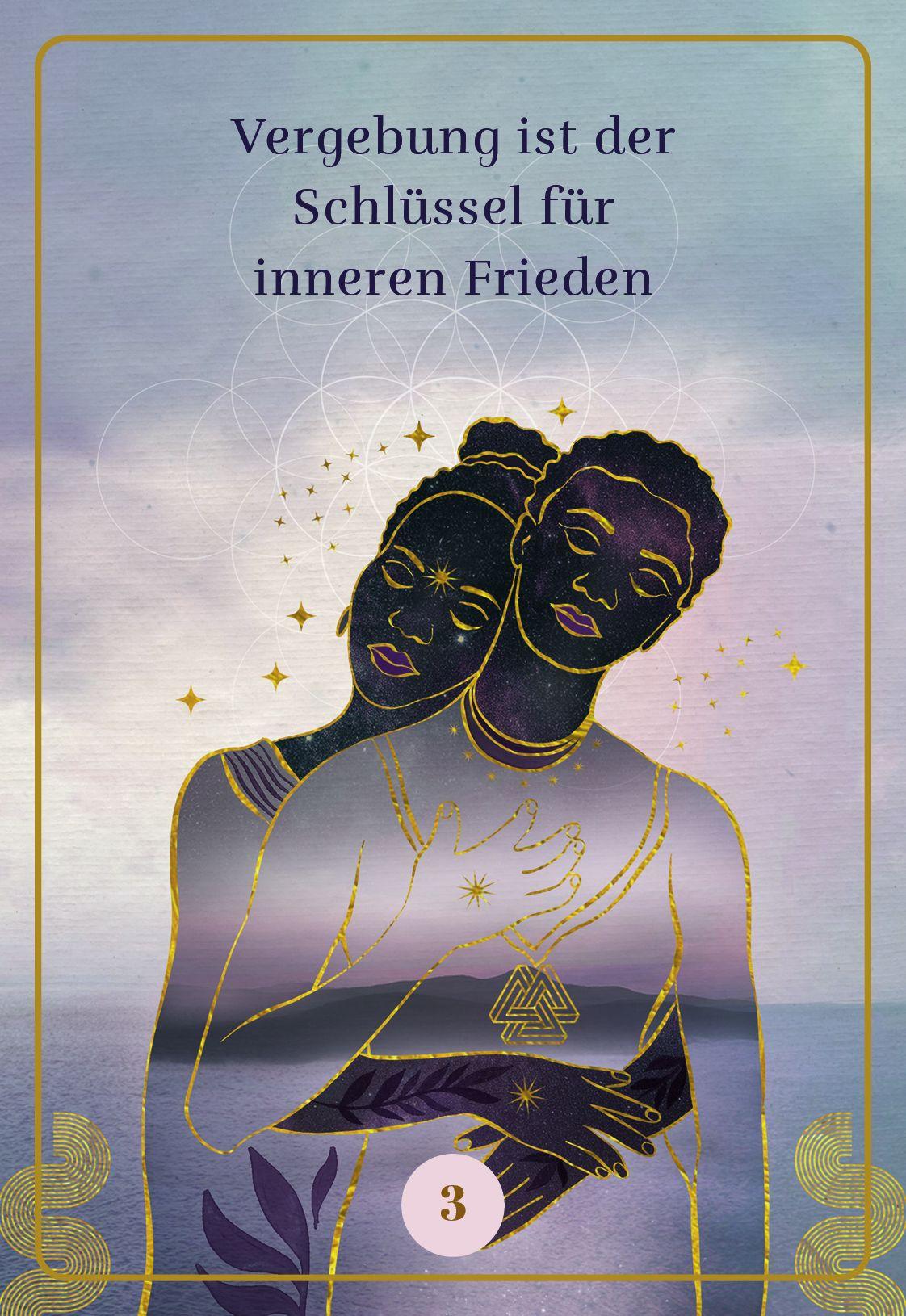 Beispielinhalt (Bild) Die Magie der Akasha Chronik - Das Orakel - 40 Orakelkarten und 160-seitiges Booklet