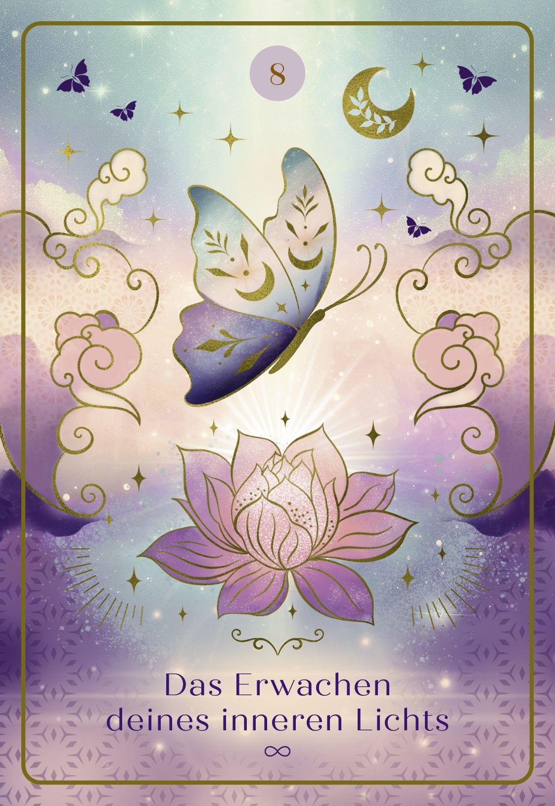 Beispielinhalt (Bild) Die Sprache deiner Seele - 44 Inspirationskarten (Orakelkarten)