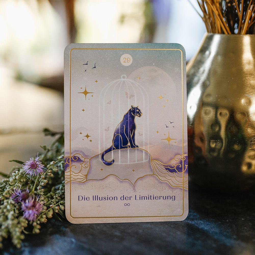 Beispielinhalt (Bild) Die Sprache deiner Seele - 44 Inspirationskarten (Orakelkarten)