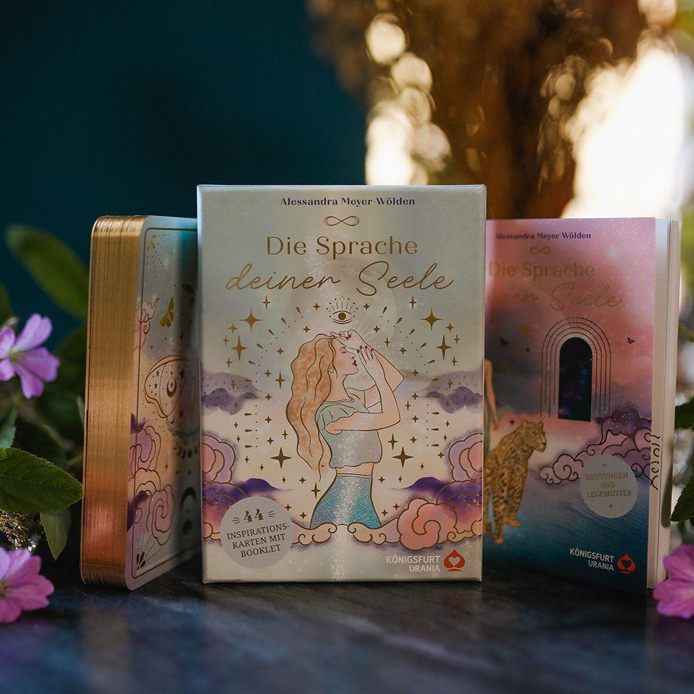 Beispielinhalt (Bild) Die Sprache deiner Seele - 44 Inspirationskarten (Orakelkarten)