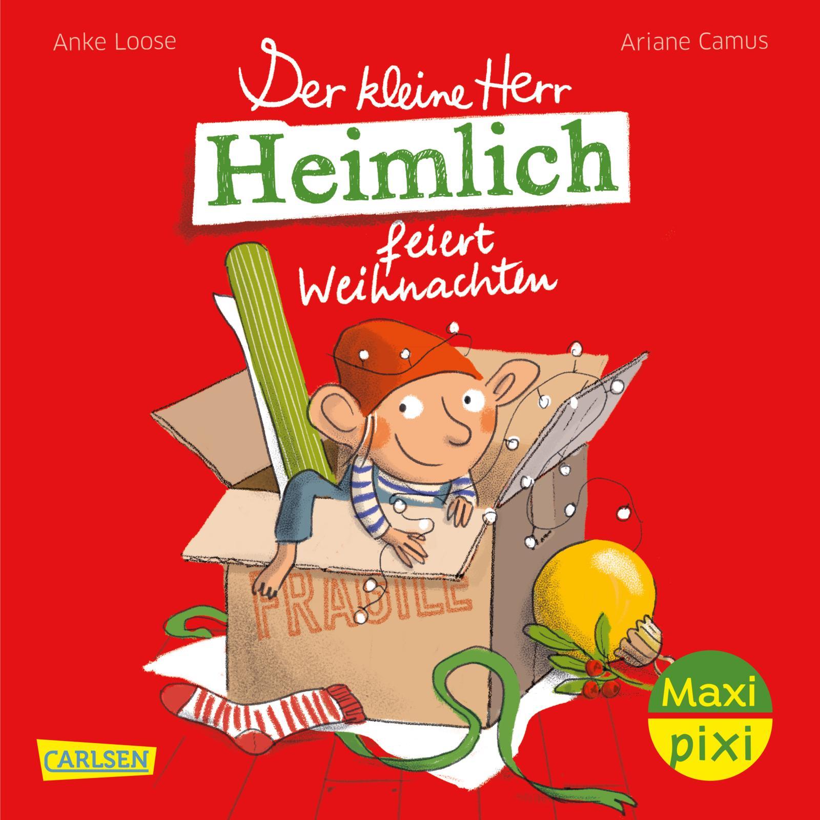 Vorderes Coverbild Maxi Pixi 479: VE 5: Der kleine Herr Heimlich feiert Weihnachten (5 Exemplare)