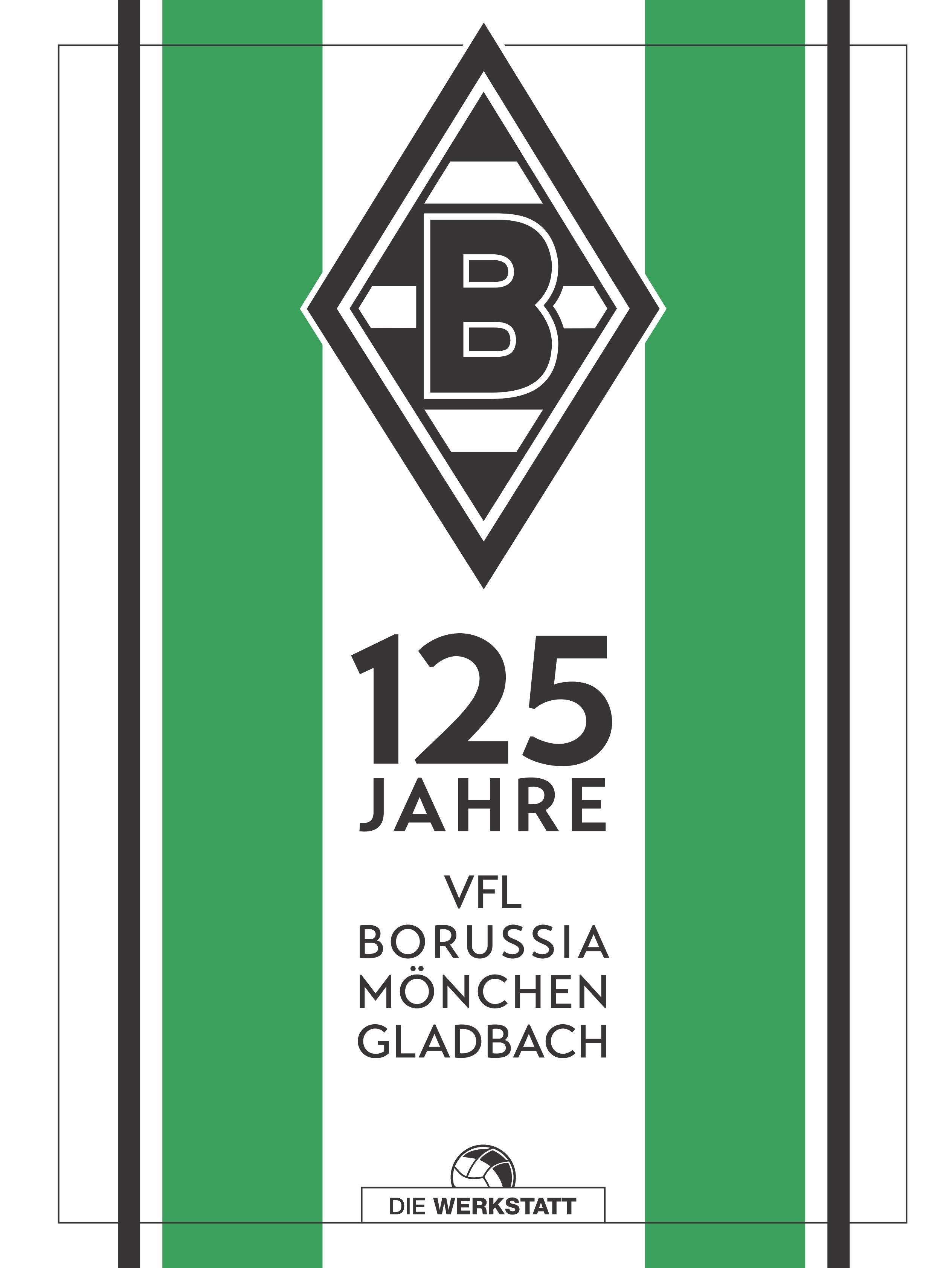 Vorderes Coverbild 125 Jahre Borussia Mönchengladbach