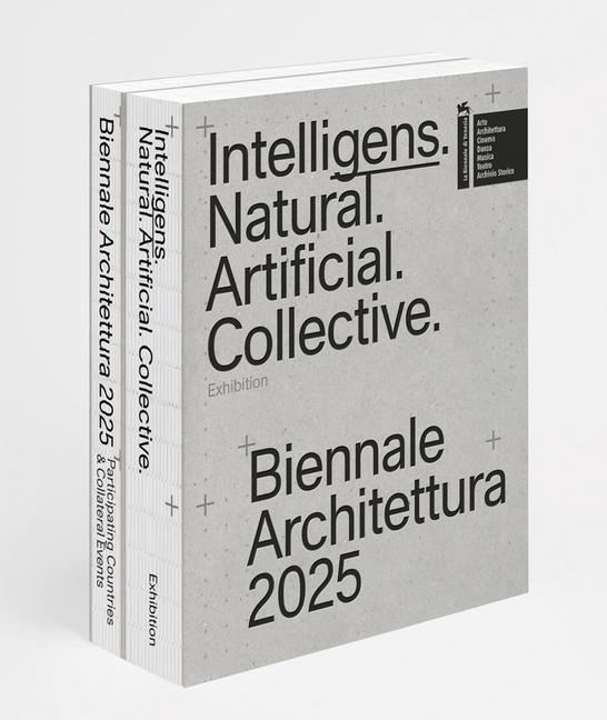 Vorderes Coverbild Biennale Architettura 2025: Intelligens. Natural. Artificial. Collective.