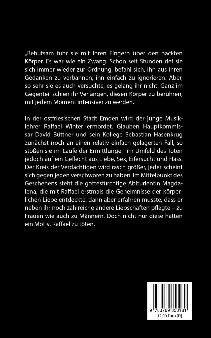 Rückseitencover Lustakkorde - Ostfrieslandkrimi