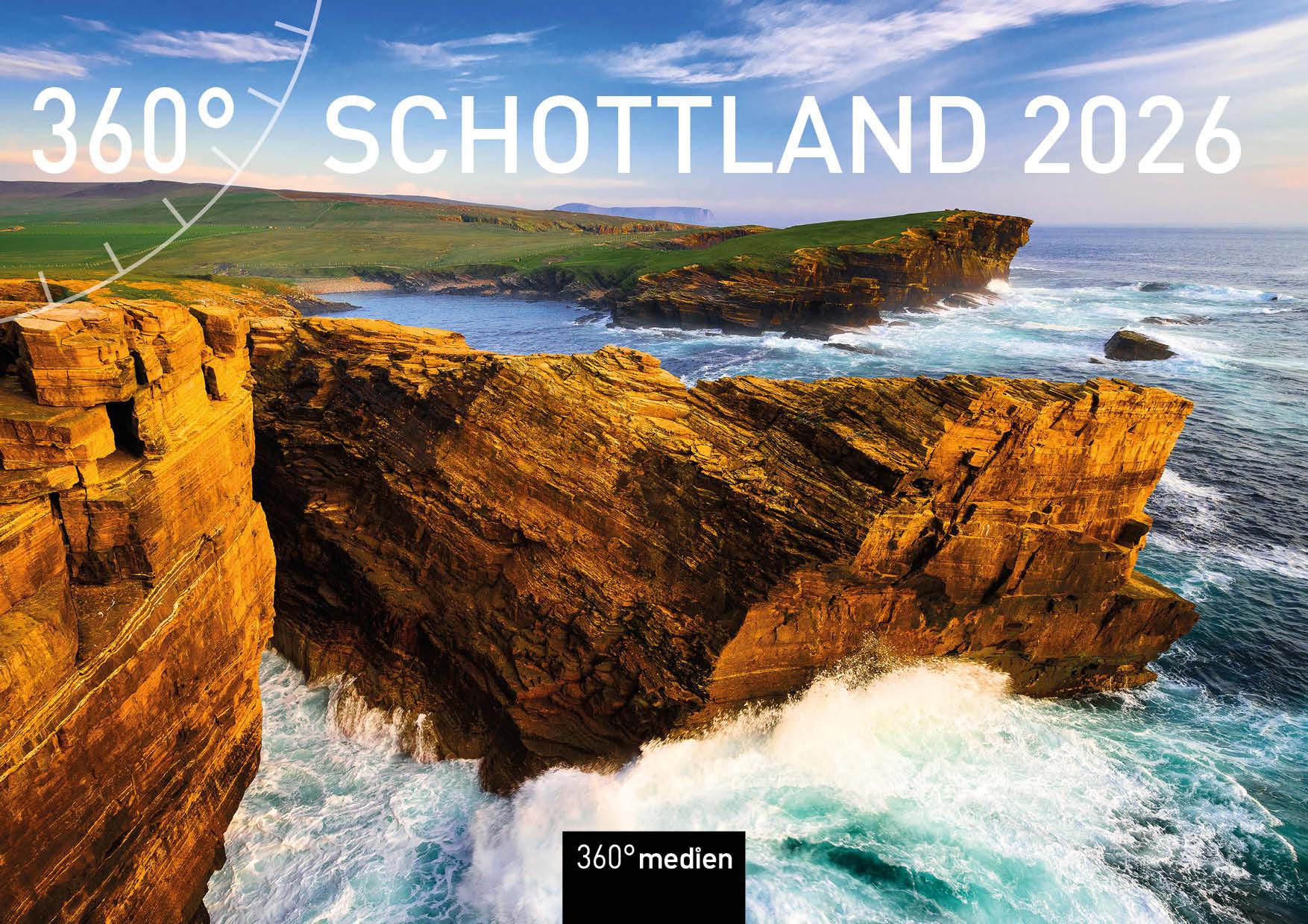 Vorderes Coverbild Schottland Broschürenkalender 2026