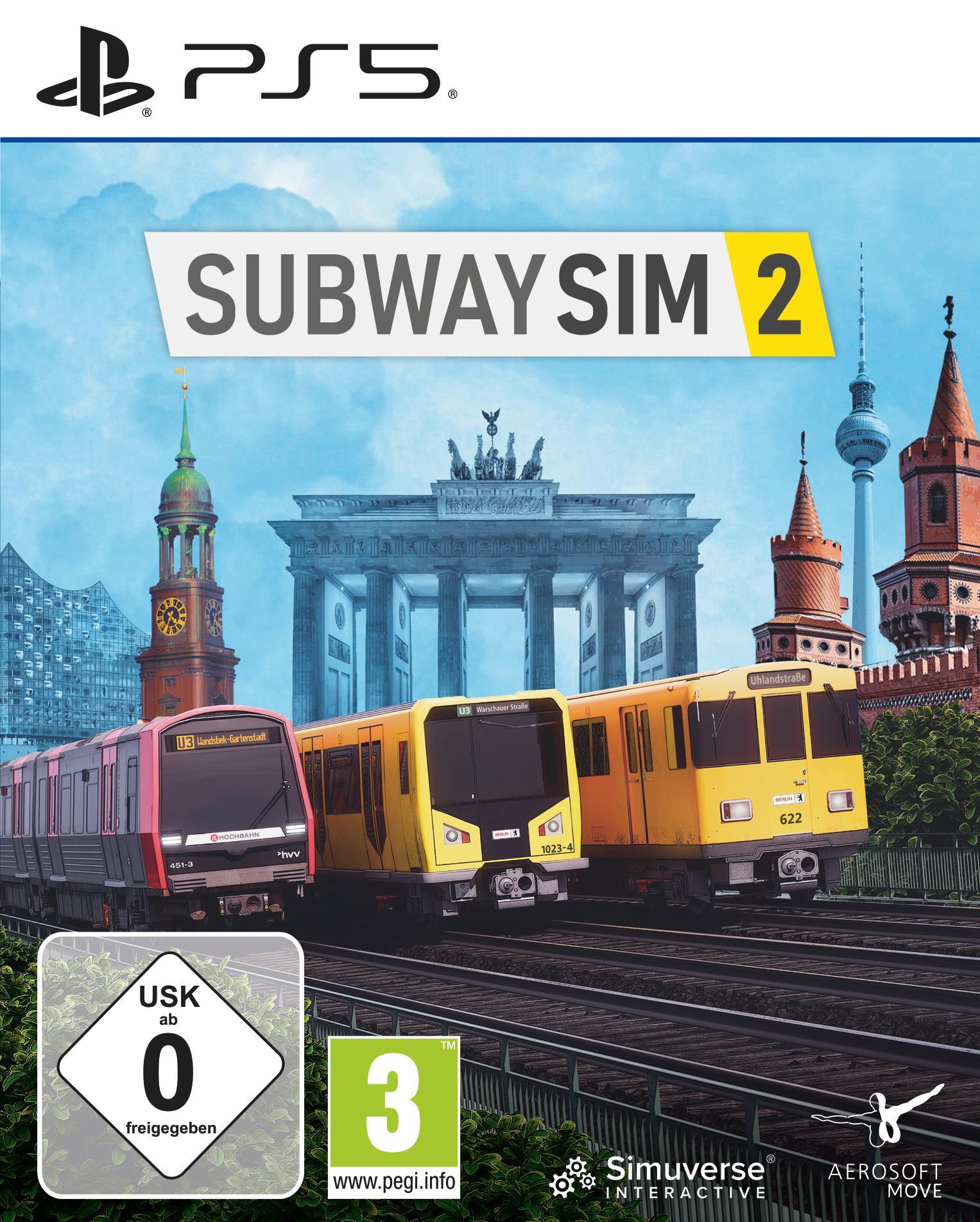 Vorderes Coverbild Subway Sim 2 (PlayStation PS5)