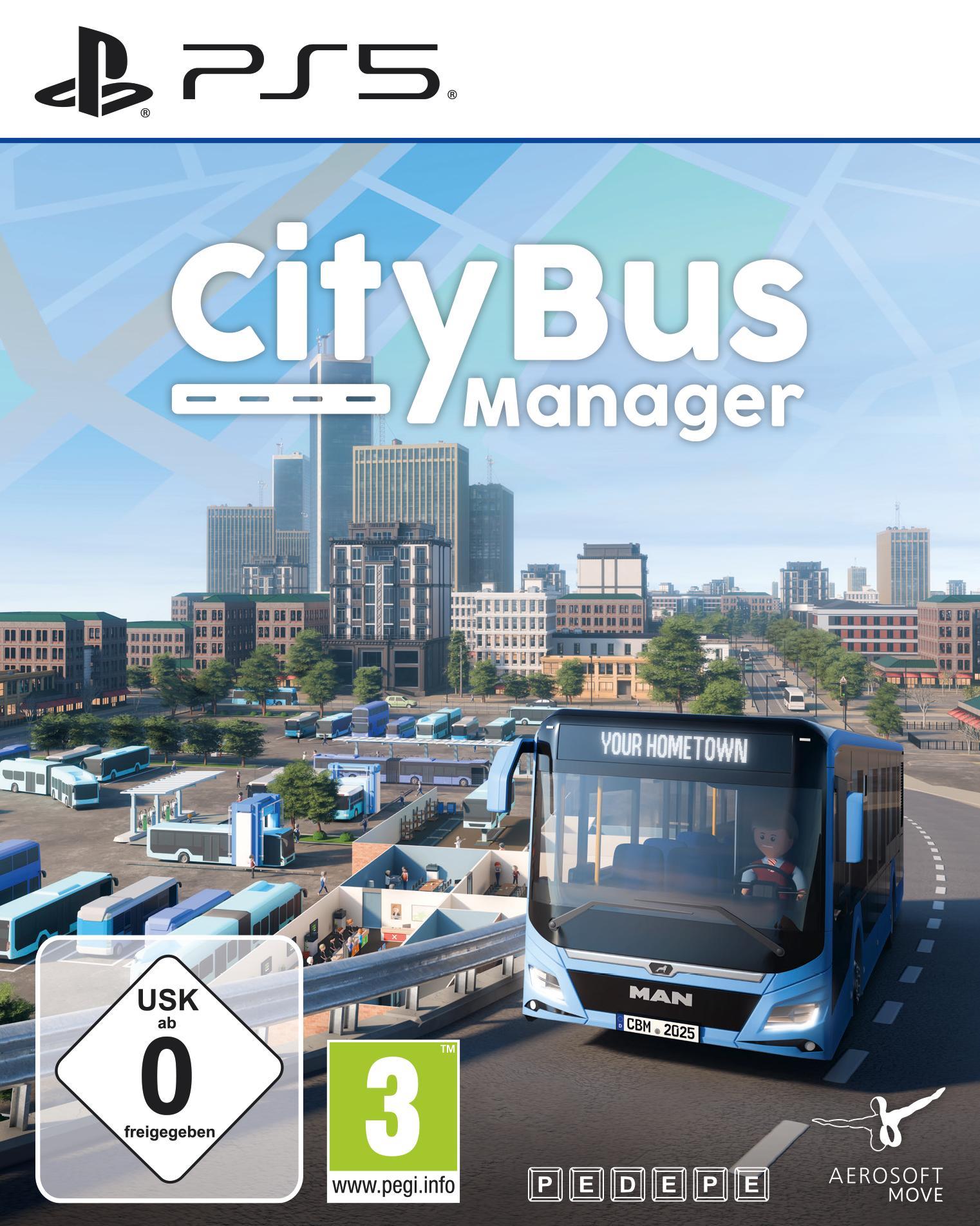 Vorderes Coverbild City Bus Manager (PlayStation PS5)