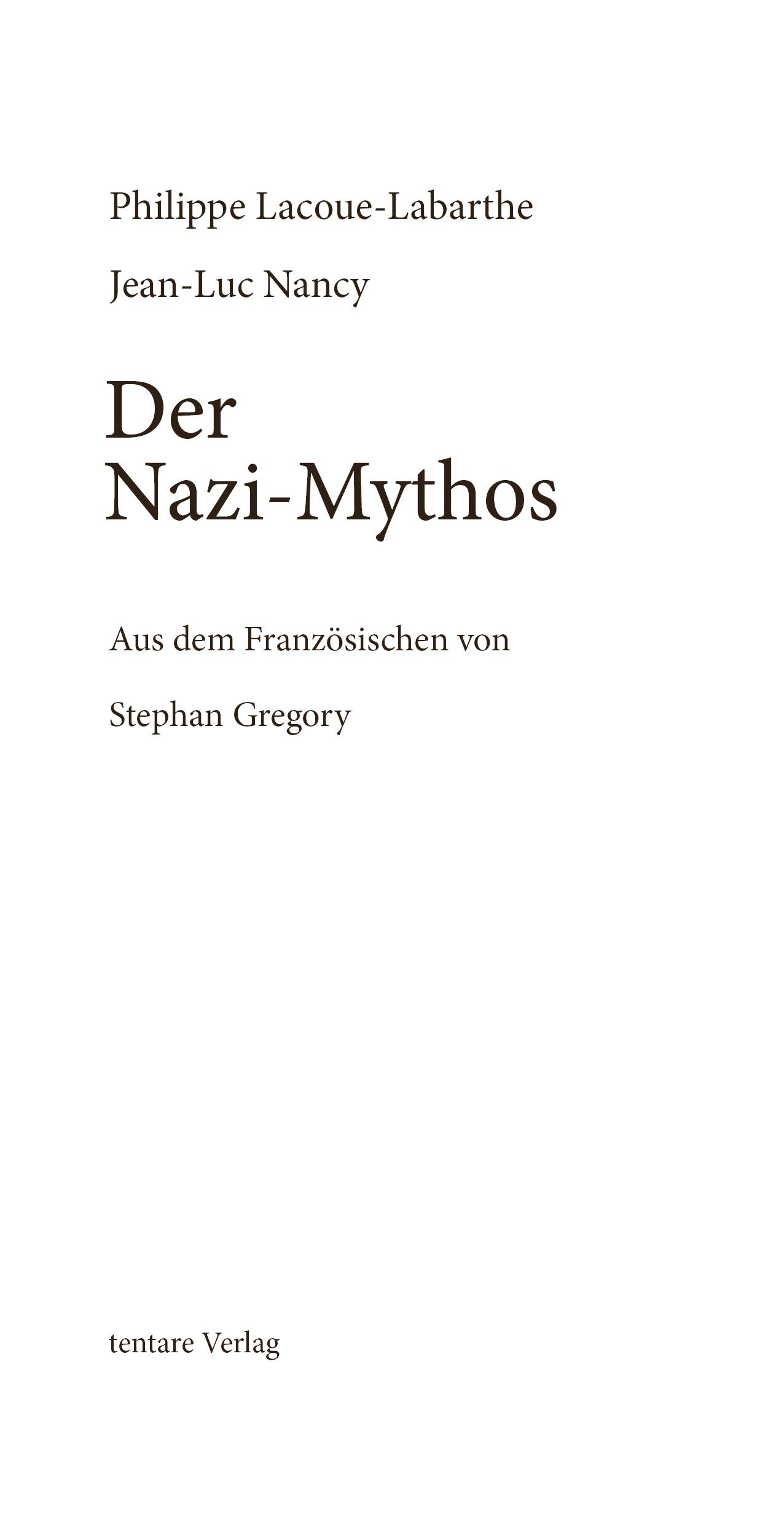 Beispielinhalt (Bild) Der Nazi-Mythos