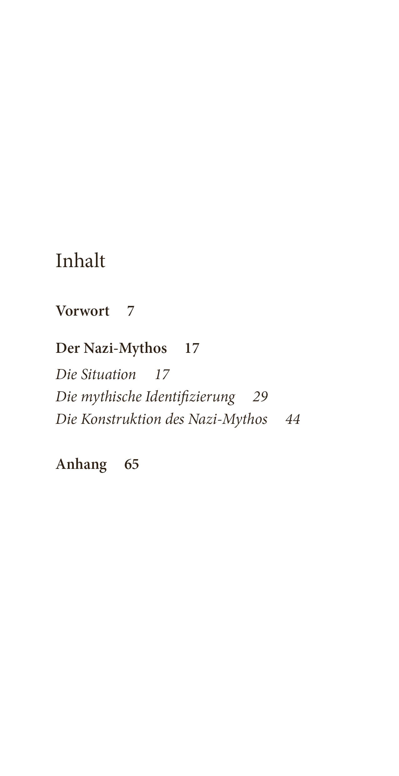 Beispielinhalt (Bild) Der Nazi-Mythos