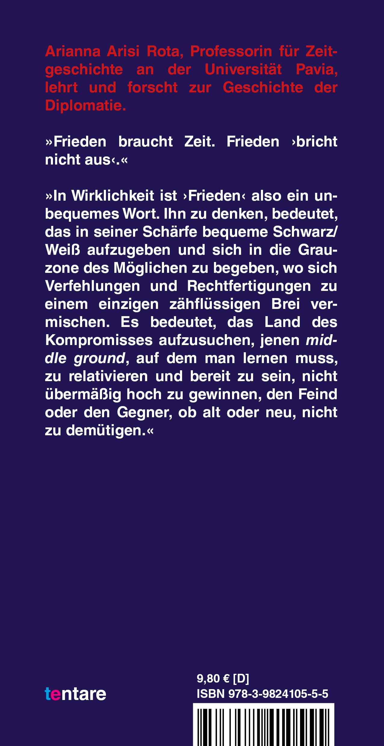 Rückseitencover Frieden