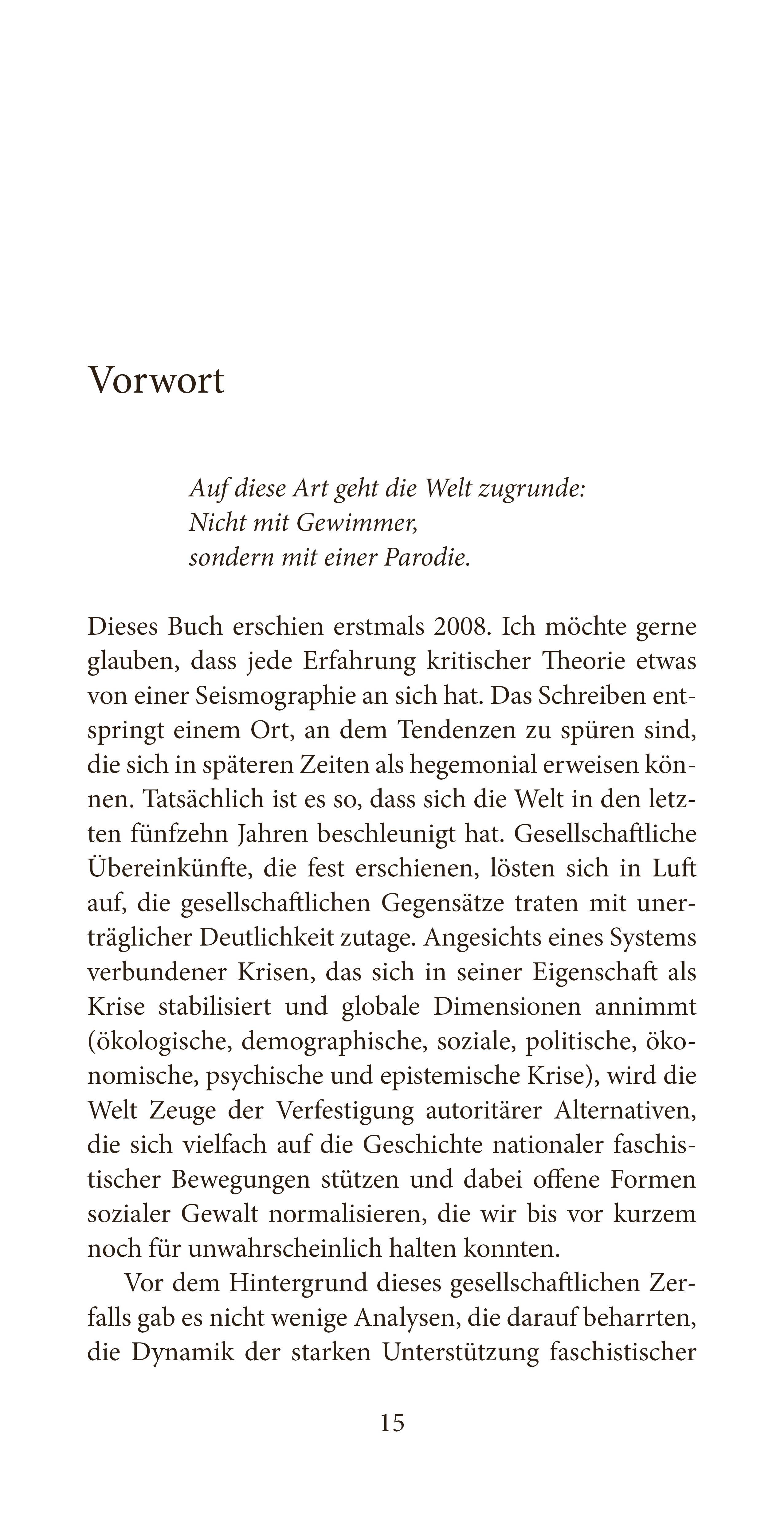 Beispielinhalt (Bild) Zynismus und das Scheitern der Kritik