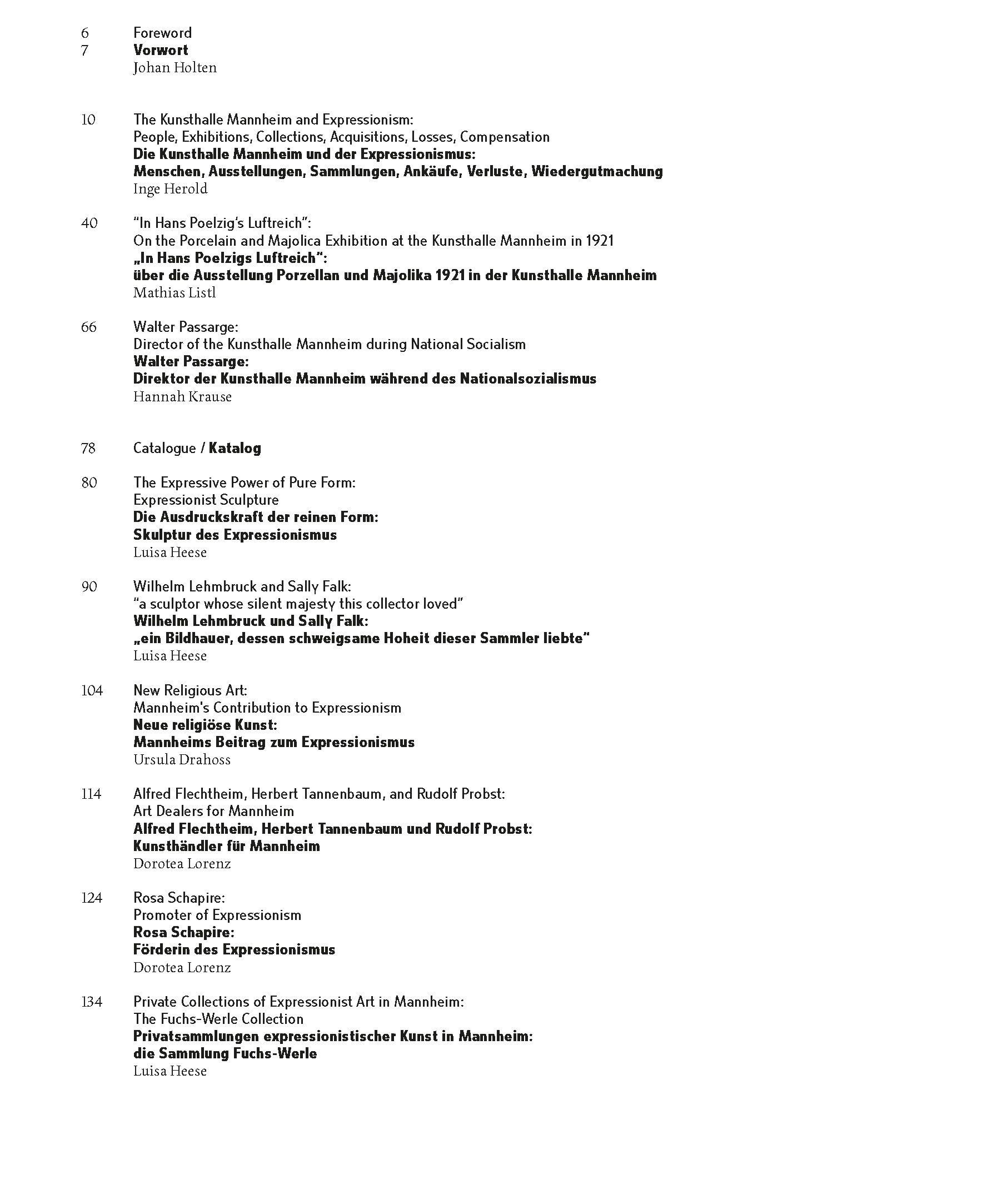 Beispielinhalt (Bild) Kirchner, Lehmbruck, Nolde