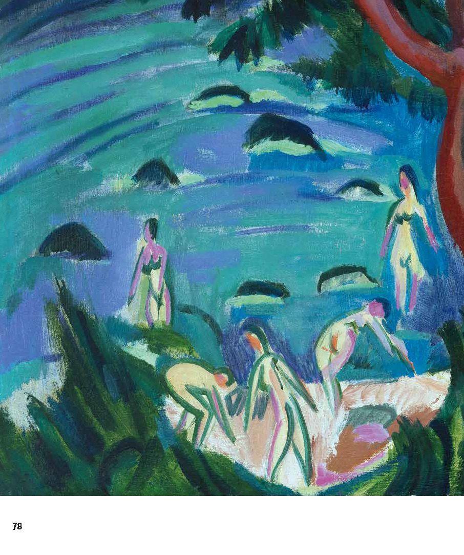 Beispielinhalt (Bild) Kirchner, Lehmbruck, Nolde