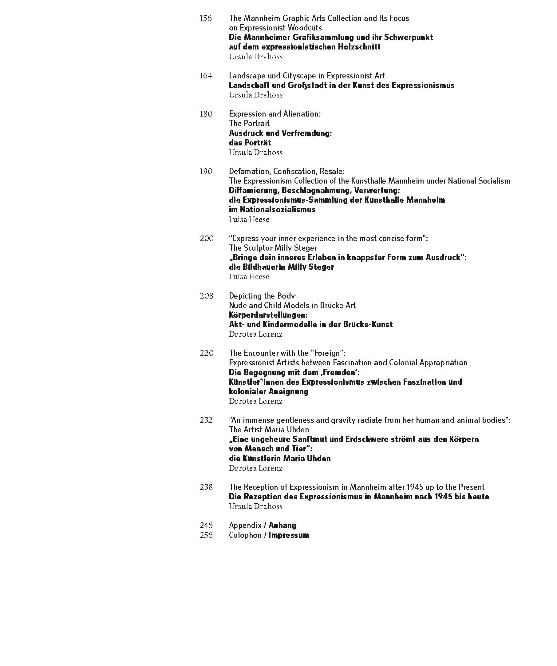 Beispielinhalt (Bild) Kirchner, Lehmbruck, Nolde