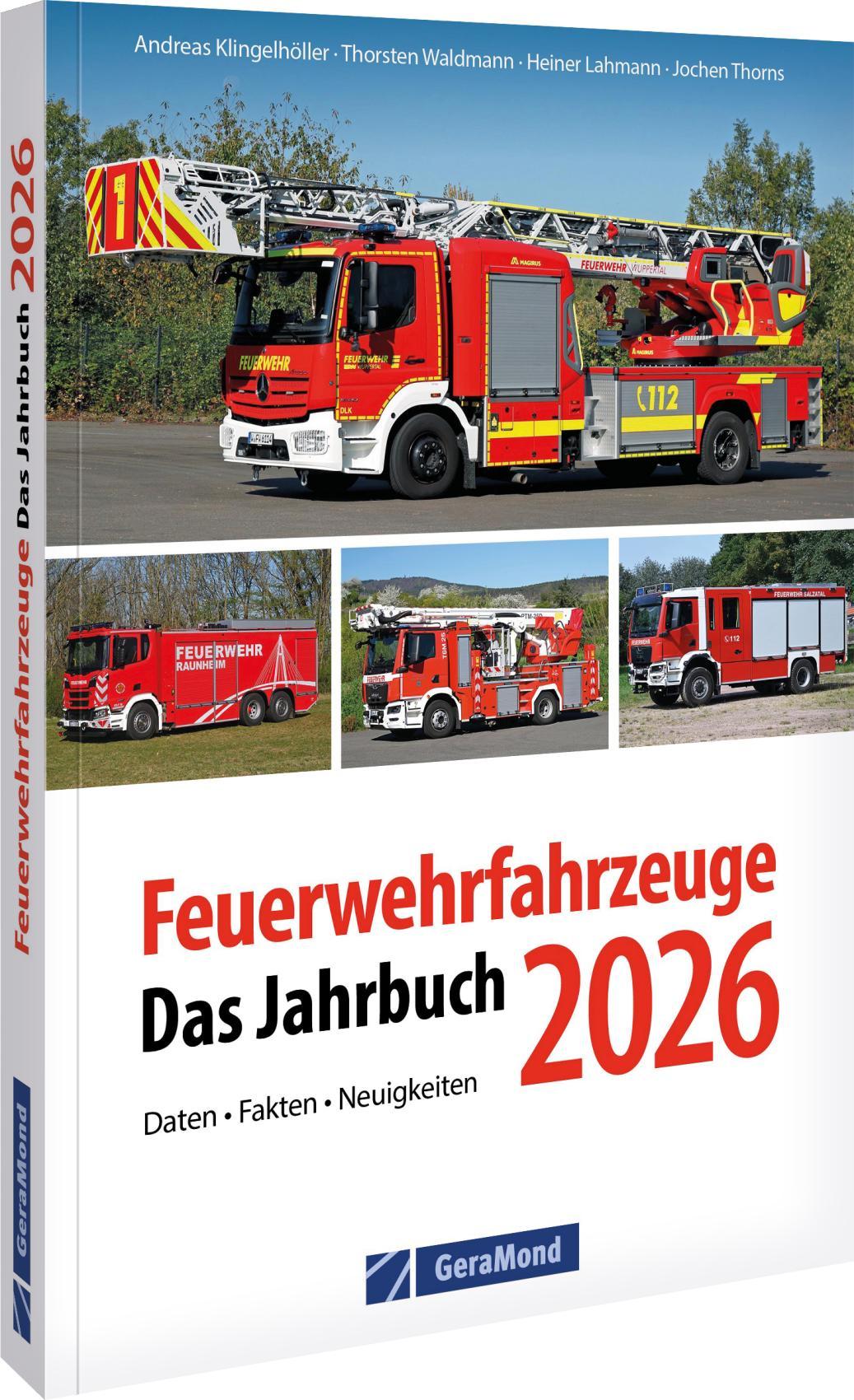 Vorderes Coverbild Feuerwehrfahrzeuge 2026