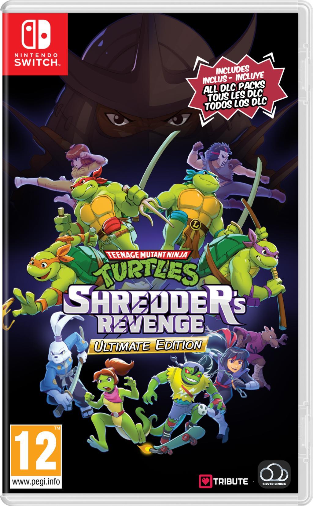 Vorderes Coverbild Teenage Mutant Ninja Turtles: Shredder's Revenge Ultimate Edition (Nintendo Switch)
