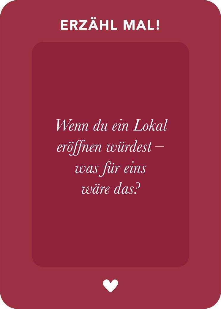 Beispielinhalt (Bild) Erzähl mal! After Dinner