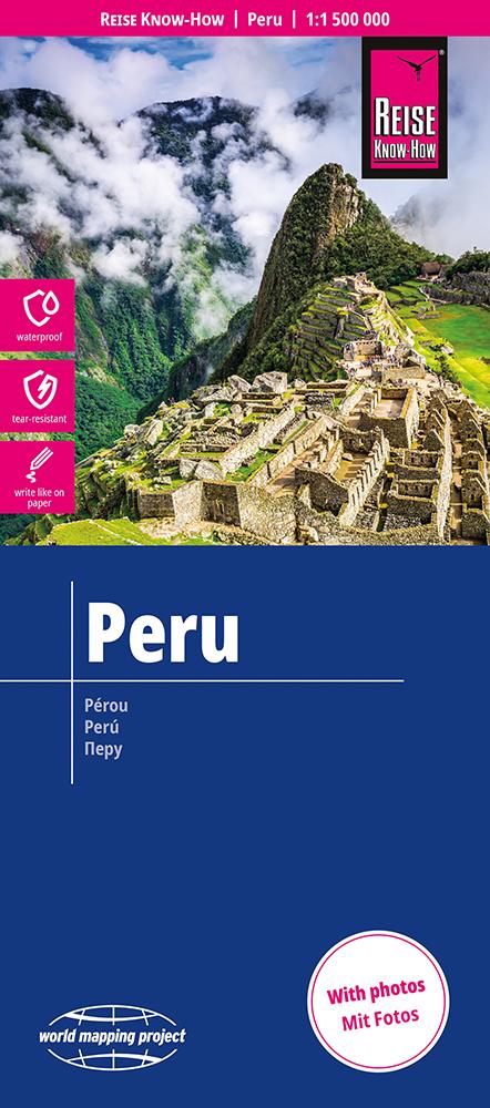 Vorderes Coverbild Reise Know-How Landkarte Peru (1:1.500.000)