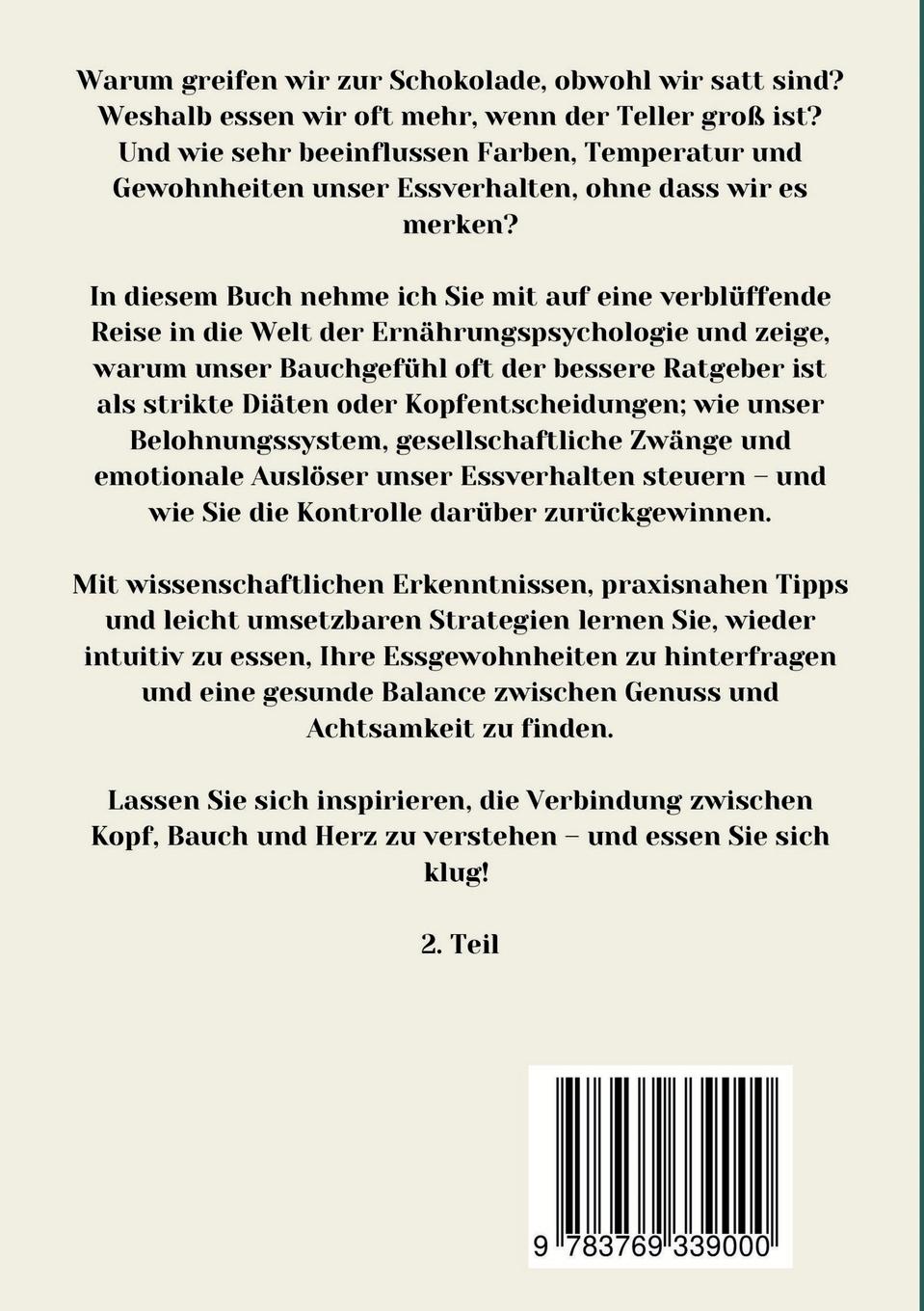 Rückseitencover Iss klug!