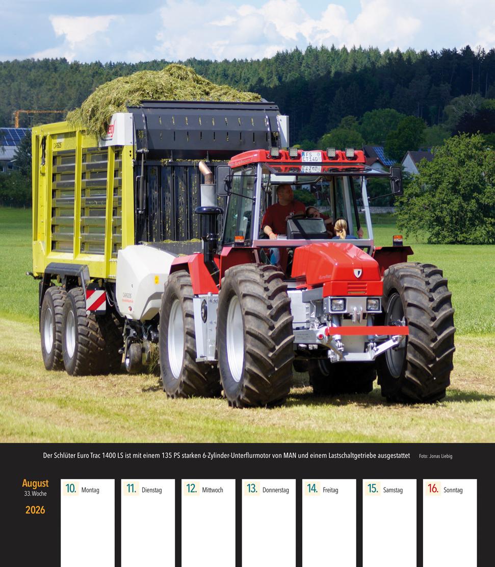 Beispielinhalt (Bild) Schlüter Traktoren 2026