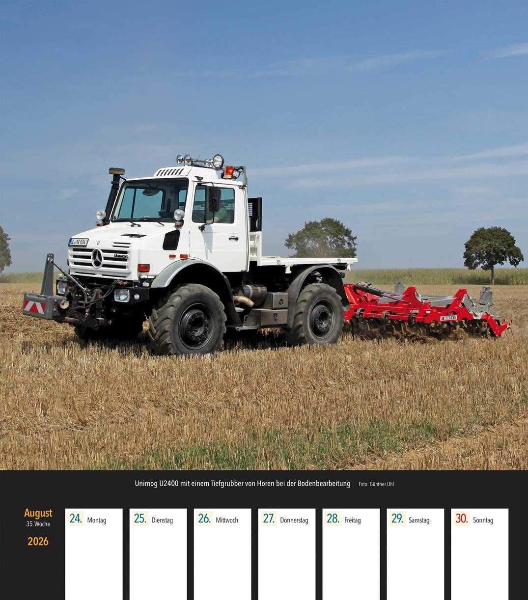 Beispielinhalt (Bild) Unimog & MB-trac 2026