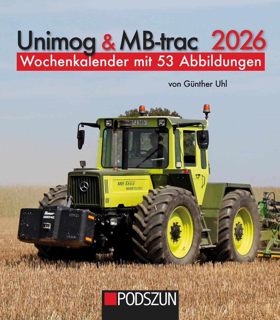 Vorderes Coverbild Unimog & MB-trac 2026