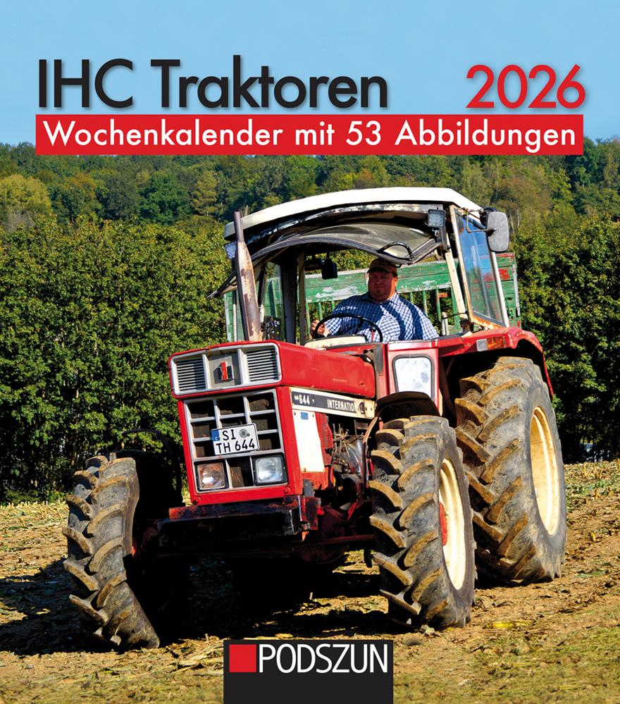Vorderes Coverbild IHC Traktoren 2026