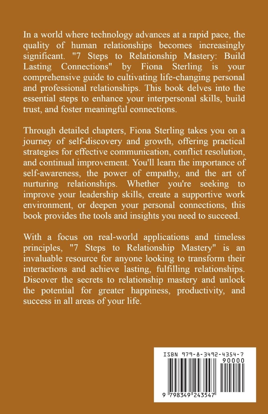 Rückseitencover 7 Steps to Relationship Mastery